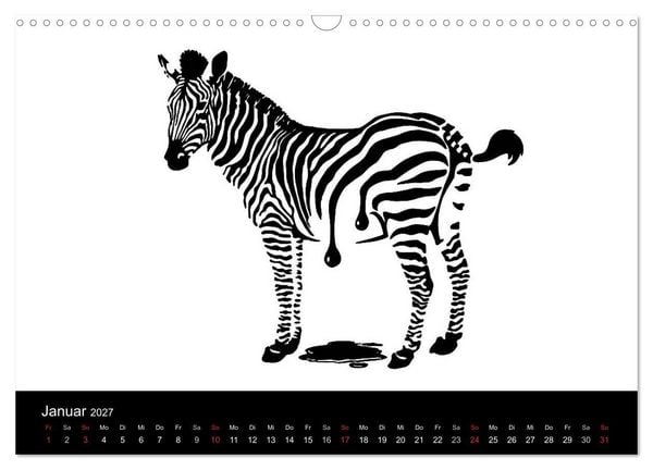 Produktbild: Humorvolle PopArt - Kunstkalender von Claudia Elsner (Wandkalender 2027 DIN A3 quer), CALVENDO Monatskalender