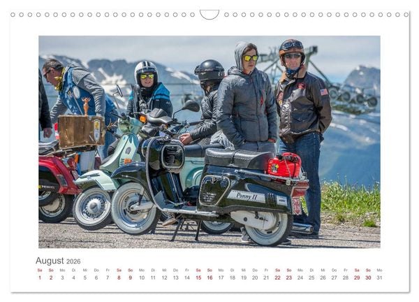 Produktbild: Faszination Zweirad - Impressionen vom &Ouml;tztaler Moped Marathon (Wandkalender 2026 DIN A3 quer), CALVENDO Monatskalender