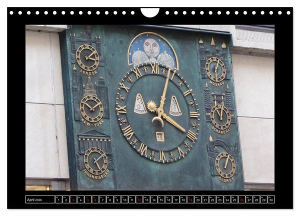 Produktbild: Zeit-Anzeige (Wandkalender 2026 DIN A4 quer), CALVENDO Monatskalender
