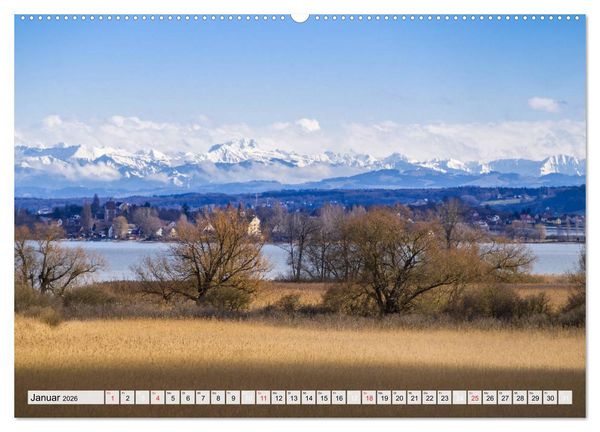 Produktbild: Auszeit Bodensee (hochwertiger Premium Wandkalender 2026 DIN A2 quer), Kunstdruck in Hochglanz
