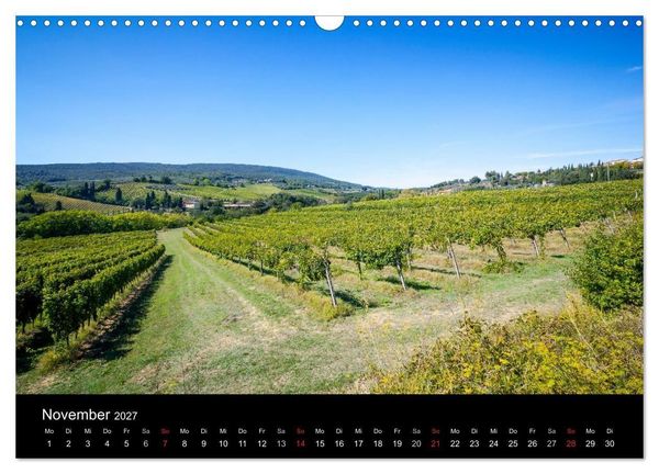 Produktbild: Toskana Landschaften (Wandkalender 2027 DIN A3 quer), CALVENDO Monatskalender