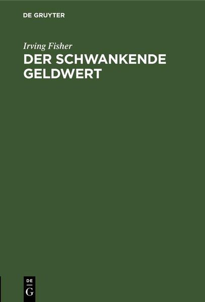Produktbild: Der schwankende Geldwert