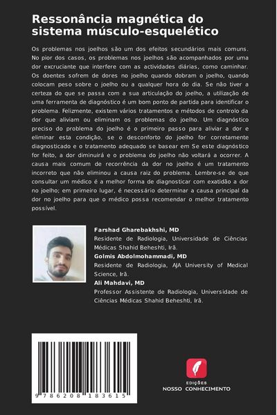 Produktbild: Resson&acirc;ncia magn&eacute;tica do sistema m&uacute;sculo-esquel&eacute;tico