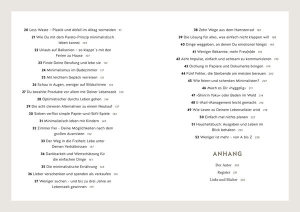 Produktbild: Das Minimalismus-Projekt