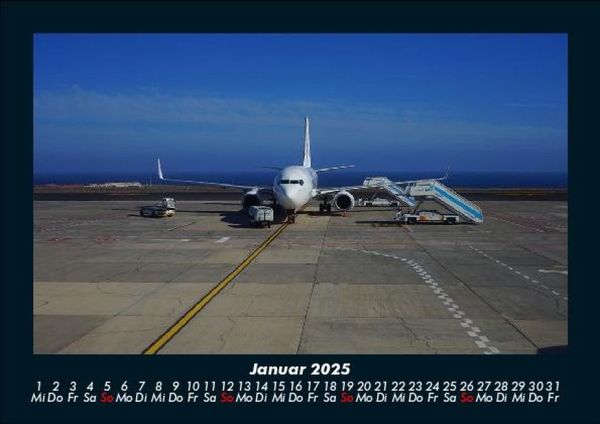 Produktbild: Flugzeuge 2025 Fotokalender DIN A5
