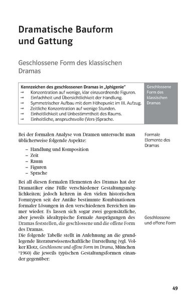 Produktbild: Lekt&uuml;rehilfen. Iphigenie auf Tauris