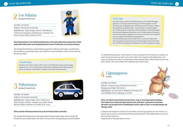 Produktbild: Projektreihe Kindergarten - Bei der Polizei