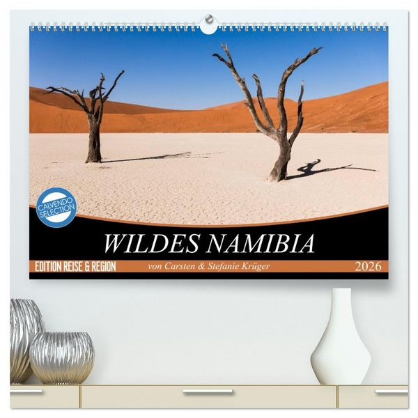 Wildes Namibia (hochwertiger Premium Wandkalender 2026 DIN A2 quer), Kunstdruck in Hochglanz