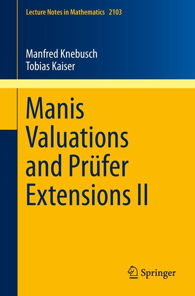 Produktbild: Manis Valuations and Pr&uuml;fer Extensions II