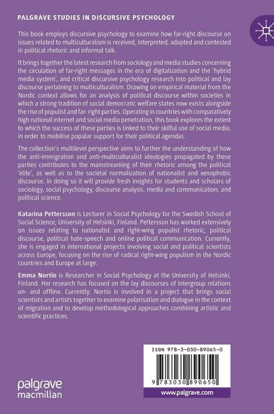 Produktbild: The Far-Right Discourse of Multiculturalism in Intergroup Interactions