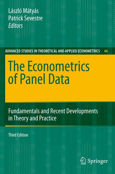 Produktbild: The Econometrics of Panel Data