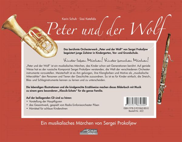 Produktbild: Peter und der Wolf (Bilderbuch mit CD)