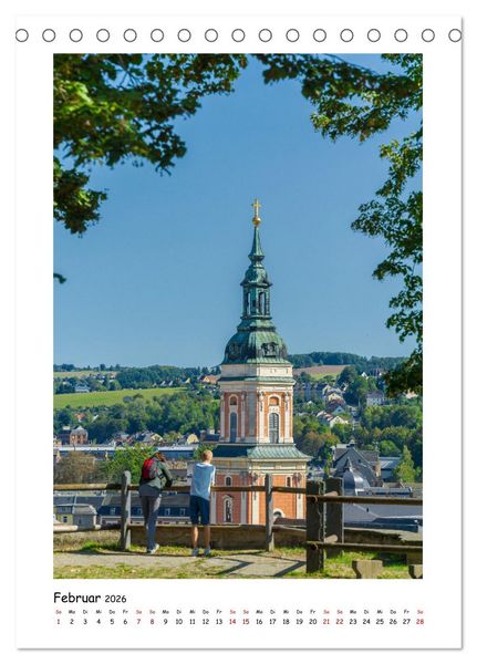 Produktbild: Elsterperle Greiz (Tischkalender 2026 DIN A5 hoch), CALVENDO Monatskalender