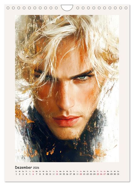 Produktbild: M&auml;nnerportraits. Gesichter der modernen Kunst (Wandkalender 2026 DIN A4 hoch), CALVENDO Monatskalender