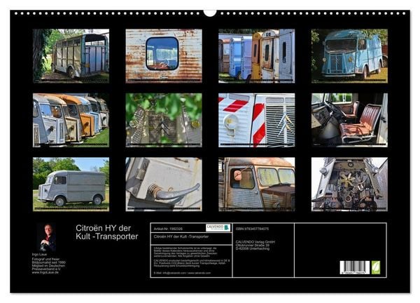 Produktbild: Citro&euml;n HY der Kult -Transporter (Wandkalender 2026 DIN A2 quer), CALVENDO Monatskalender