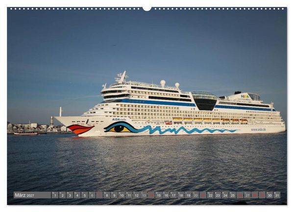 Produktbild: Kreuzfahrt Warnem&uuml;nde (Wandkalender 2027 DIN A2 quer), CALVENDO Monatskalender