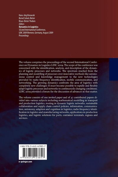 Produktbild: Dynamics in Logistics