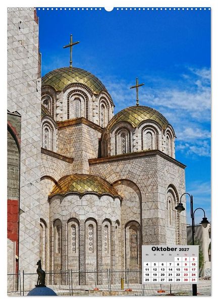 Produktbild: Orthodoxe Kirchen in Nordmazedonien (Wandkalender 2027 DIN A2 hoch), CALVENDO Monatskalender