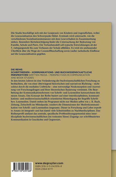 Produktbild: Lesepraxis von Kindern und Jugendlichen