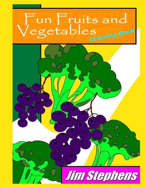 Produktbild: Fun Fruits and Vegetables Coloring Book