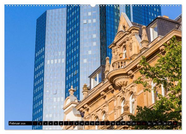 Produktbild: FRANKFURT Impressionen aus Mainhattan (Wandkalender 2026 DIN A2 quer), CALVENDO Monatskalender