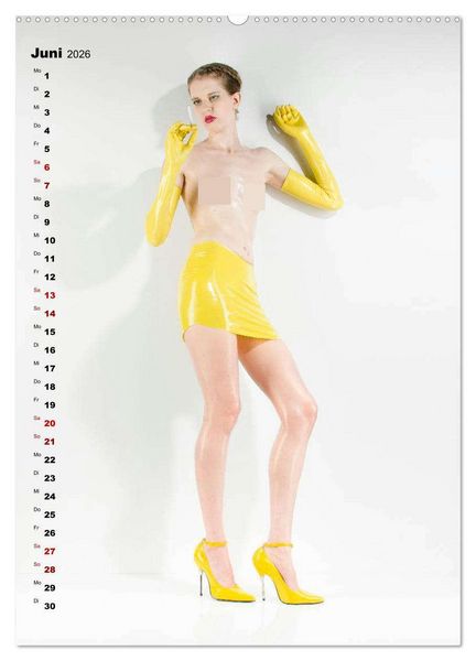 Produktbild: Yellow Latex (hochwertiger Premium Wandkalender 2026 DIN A2 hoch), Kunstdruck in Hochglanz