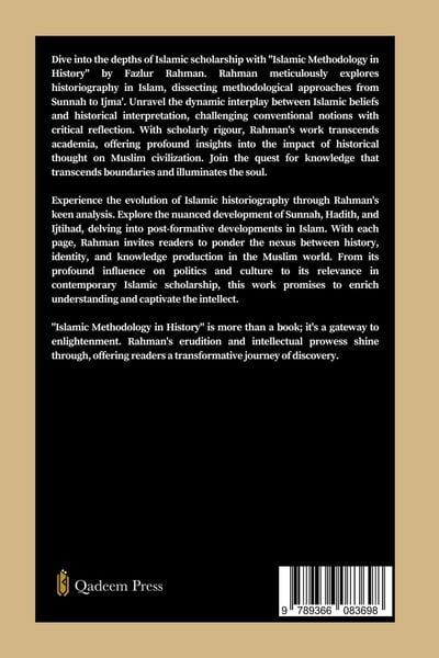 Produktbild: Islamic Methodology in History