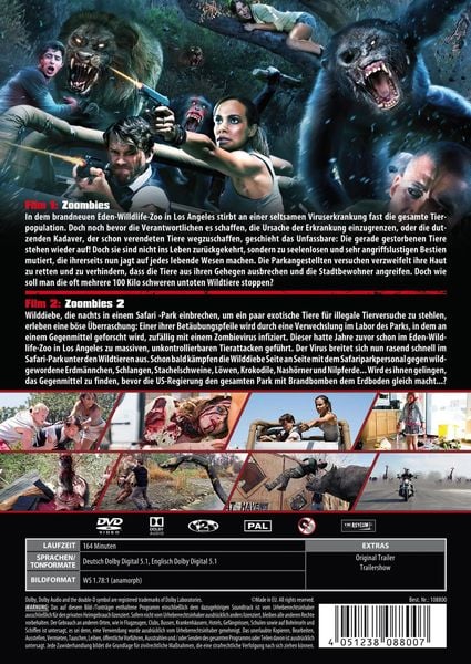 Produktbild: Zoombies 1 & 2 [2 DVDs]