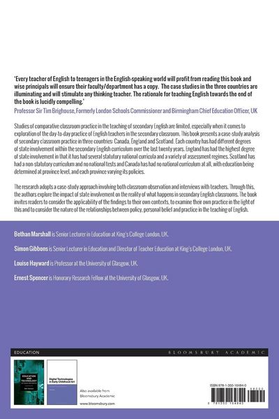 Produktbild: Policy, Belief and Practice in the Secondary English Classroom