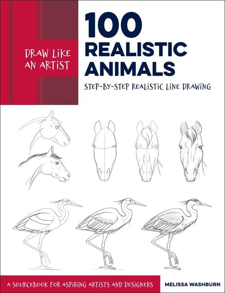 Produktbild: Draw Like an Artist: 100 Realistic Animals