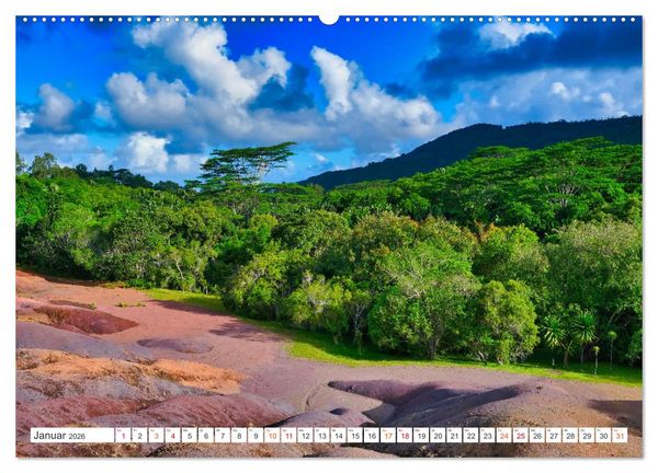 Produktbild: Mauritius - Sch&ouml;nheit im Indischen Ozean (hochwertiger Premium Wandkalender 2026 DIN A2 quer), Kunstdruck in Hochglanz