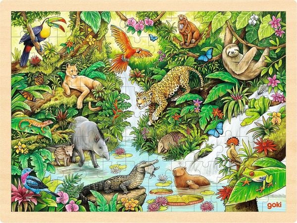 Produktbild: Einlegepuzzle Im Dschungel