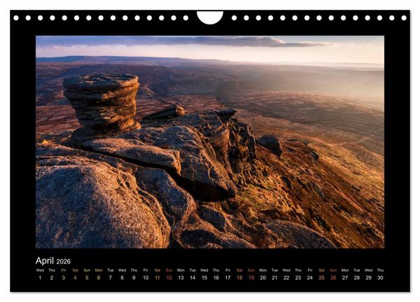 Produktbild: The Changing Seasons of the Peak District (Wall Calendar 2026 DIN A4 landscape), CALVENDO 12 Month Wall Calendar