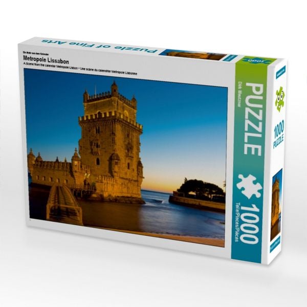 Produktbild: CALVENDO Puzzle Ein Motiv aus dem Kalender Metropole Lissabon | 1000 Teile Lege-Gr&ouml;&szlig;e 64x48cm Foto-Puzzle f&uuml;r gl&uuml;ckliche Stunden