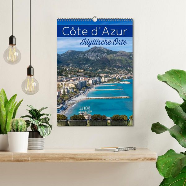 Produktbild: C&Ocirc;TE D&rsquo;AZUR Idyllische Orte (Wandkalender 2026 DIN A3 hoch), CALVENDO Monatskalender