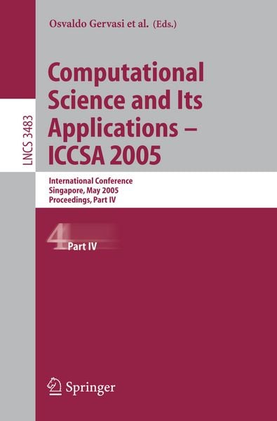 Produktbild: Computational Science and Its Applications - ICCSA 2005