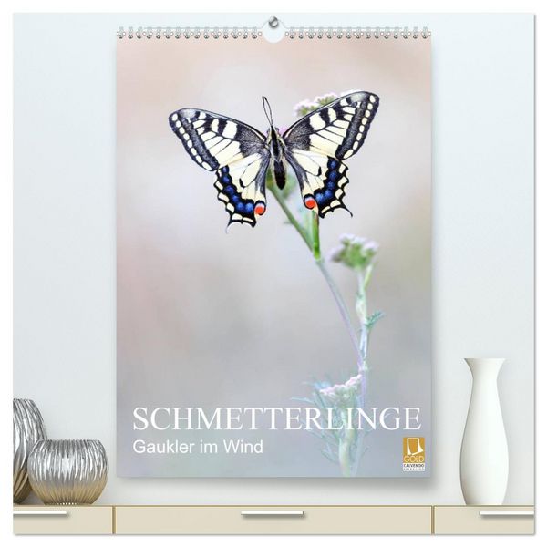 Produktbild: Schmetterlinge - Gaukler im Wind (hochwertiger Premium Wandkalender 2026 DIN A2 hoch), Kunstdruck in Hochglanz
