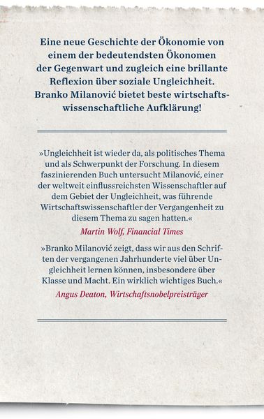Produktbild: Visionen der Ungleichheit
