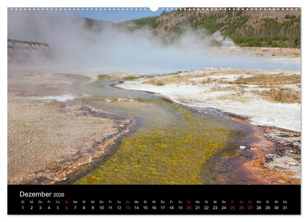 Produktbild: Yellowstone Impressionen (Wandkalender 2026 DIN A2 quer), CALVENDO Monatskalender