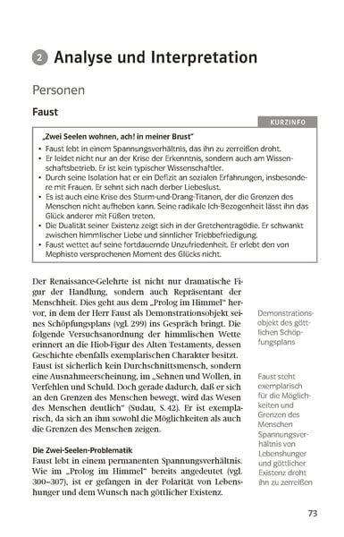 Produktbild: Lekt&uuml;rehilfen Johann Wolfgang von Goethe 'Faust - Der Trag&ouml;die erster Teil'