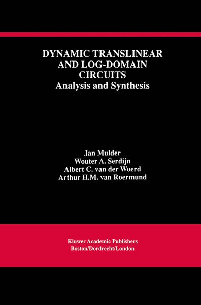 Produktbild: Dynamic Translinear and Log-Domain Circuits