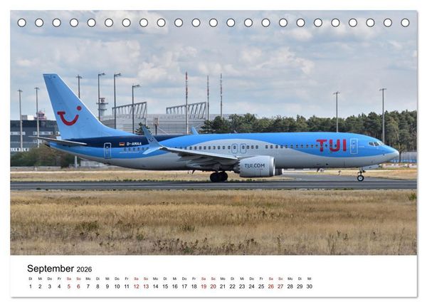 Produktbild: Flugzeuge aller Art (Tischkalender 2026 DIN A5 quer), CALVENDO Monatskalender