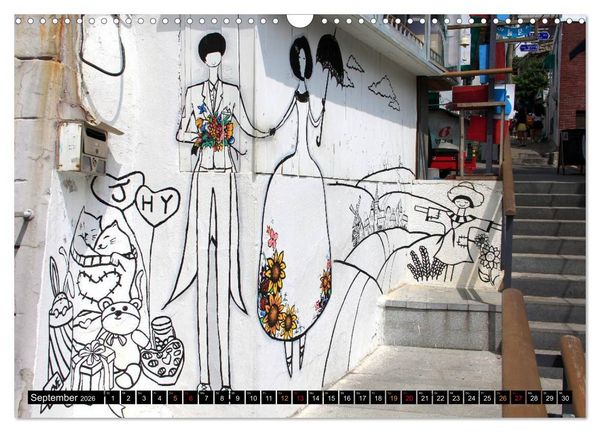 Produktbild: Street Art Seoul (Wandkalender 2026 DIN A3 quer), CALVENDO Monatskalender