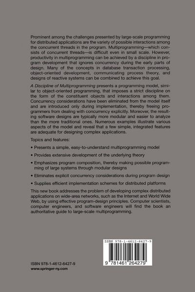 Produktbild: A Discipline of Multiprogramming