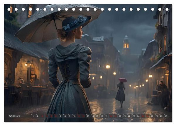 Produktbild: Elegante Momente - Frauen in harmonischer Umgebung (Tischkalender 2026 DIN A5 quer), CALVENDO Monatskalender