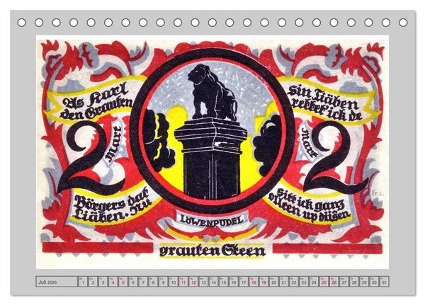 Produktbild: Gru&szlig; aus Osnabr&uuml;ck (Tischkalender 2026 DIN A5 quer), CALVENDO Monatskalender