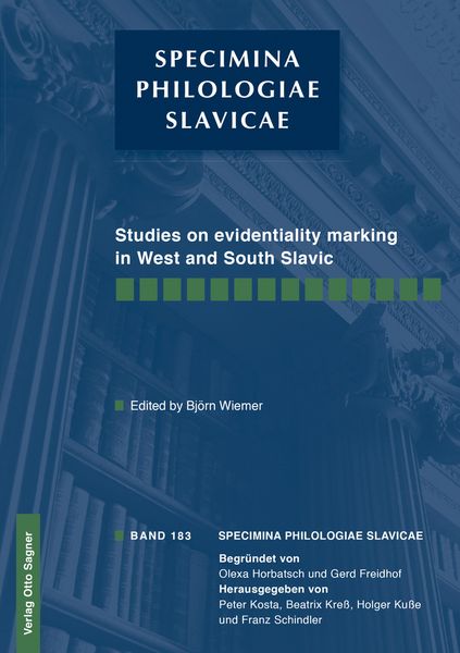 Studies on evidentiality marking in West and South Slavic, Taschenbuch von , Peter Lang GmbH, Internationaler Verlag der Wissenschaften, 9783866885486