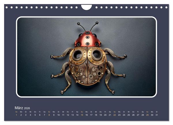 Produktbild: Roboterinsekten (Wandkalender 2026 DIN A4 quer), CALVENDO Monatskalender