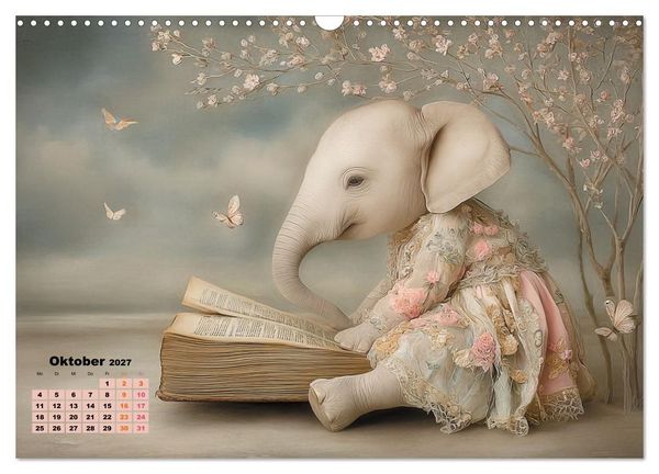 Produktbild: Ein m&auml;rchenhaftes Elefantenleben (Wandkalender 2027 DIN A3 quer), CALVENDO Monatskalender
