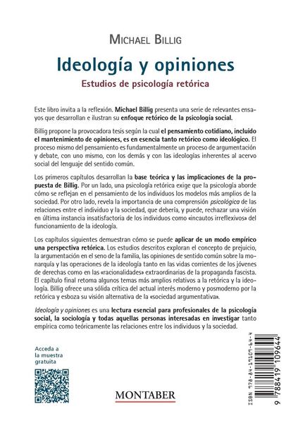 Produktbild: Ideolog&iacute;a y opiniones